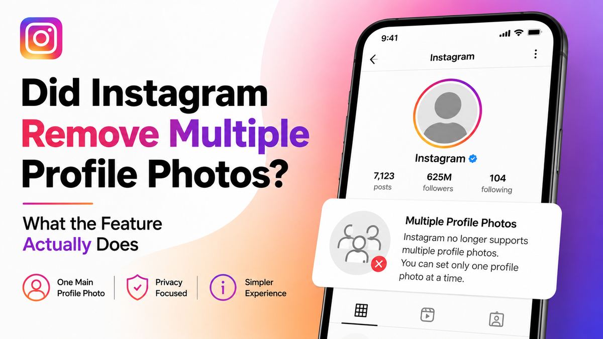 Did Instagram Remove Multiple Profile Photos? What the Feature Actually Does